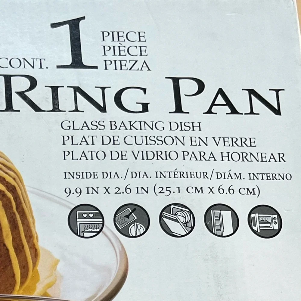 Libbey Clear Glass Baking Ring